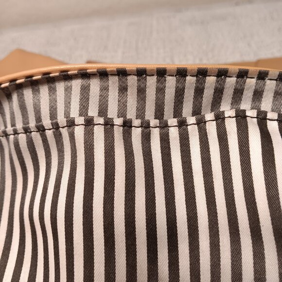 Alexis Bendel women's caramel color woven front flap shoulder purse - Picture 13 of 16